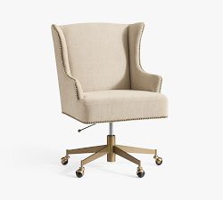 Thatcher Upholstered Swivel Desk Chair