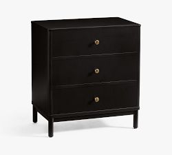 Linden Metal 3-Drawer Nightstand (24")