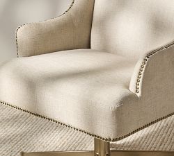 Thatcher Upholstered Swivel Desk Chair