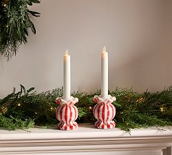 Peppermint Candle Holder