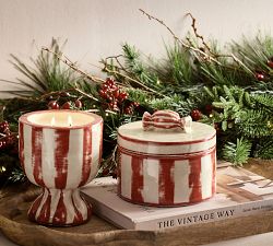 Peppermint Candy Candle - Peppermint &amp; Candied Cherry