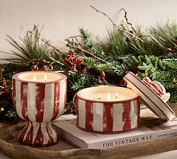 Peppermint Candy Candle - Peppermint &amp; Candied Cherry