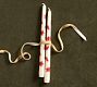 Poinsettia Taper Candle - Set of 2