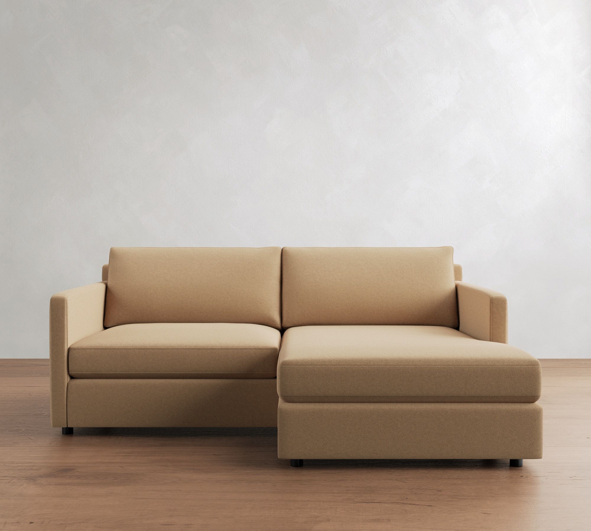 Pacifica Slim Arm Reversible Chaise Sectional (78"–88")