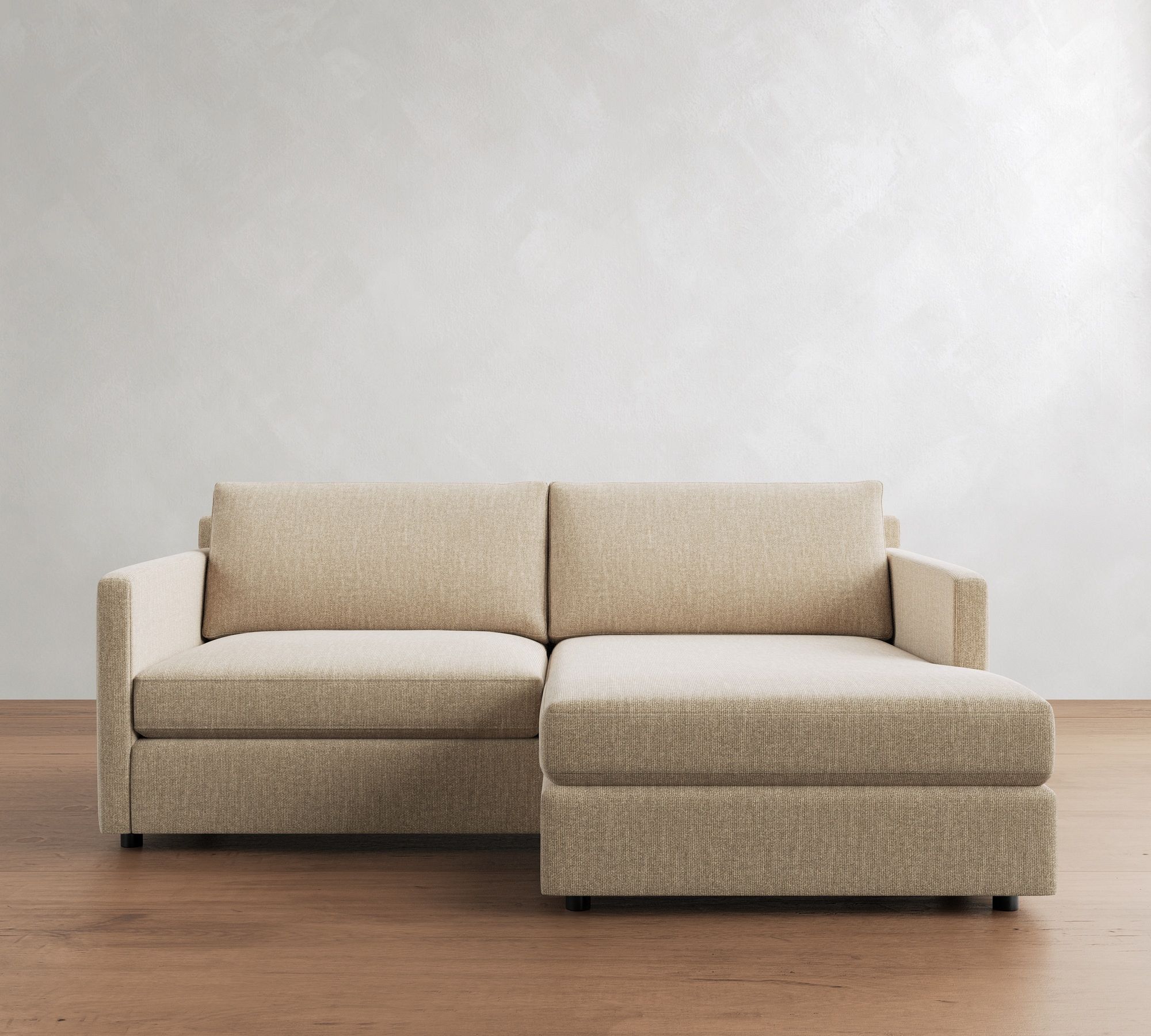 Pacifica Slim Arm Reversible Chaise Sectional (78"–88") - thumbnail 4