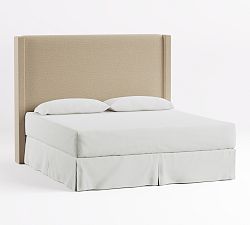 Open Box: Harper Non-Tufted Upholstered Tall King Headboard without Nailheads (65"H) - Performance Boucle Oatmeal