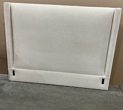 Open Box: Harper Non-Tufted Upholstered Tall King Headboard without Nailheads (65"H) - Performance Boucle Oatmeal