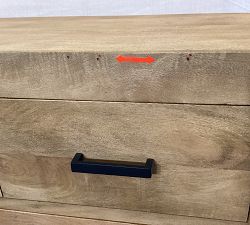 Open Box: Oakleigh 7-Drawer Dresser (57") - Heirloom Wheat, Frances Hardware