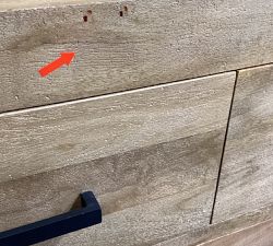 Open Box: Oakleigh 7-Drawer Dresser (57") - Heirloom Wheat, Frances Hardware