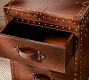 Leather Trunk Nightstand (20")