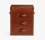 Leather Trunk Nightstand (20")