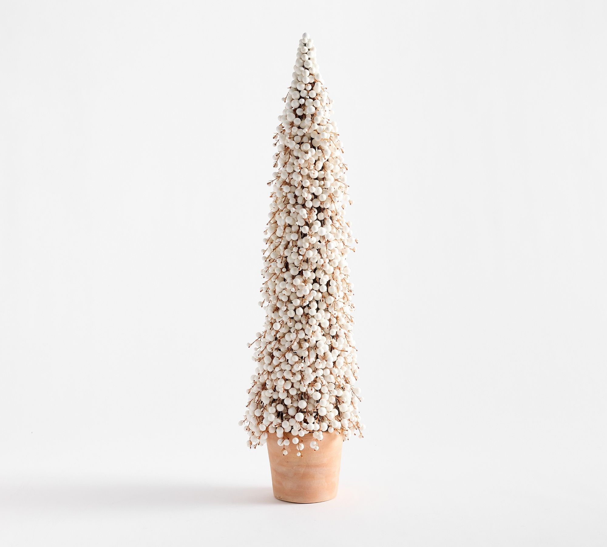 Faux Potted Berry Cluster Cone Trees - thumbnail 6