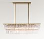 Gemma Crystal Linear Chandelier (41")