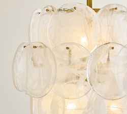 Riviera Glass Disc Pendant (16")
