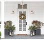 Kitt Metal Round Indoor/Outdoor Flush Mount (12")