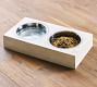 Cayman Raised Wooden Base Pet Bowls