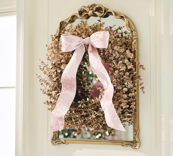 LoveShackFancy Gilded Eucalyptus Wreath & Garland