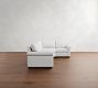 York Roll Arm 3-Piece Wedge Sleeper Sectional (119")