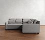 York Square Arm Deep Seat 3-Piece Sectional (98")