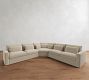 Westwood Square Arm Deep Seat 3-Piece L-Shaped Wedge Sectional (133"&ndash;143")