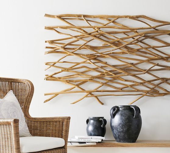 Large Driftwood Panel Wall Art (52.75