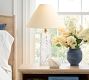 Marlo Optic Glass Table Lamp (26")