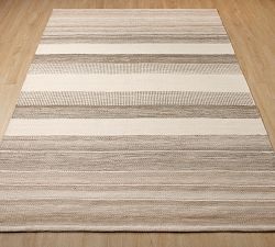 Serene Striped Outdoor Performance Rug