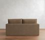 Westwood Slim Arm Leather Sleeper Sofa (53"&ndash;84")