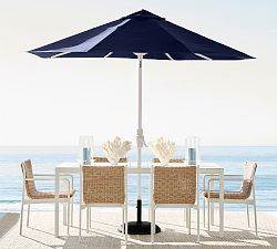 Get the Look: Fiji Outdoor Dining Table + Huntington Metal Dining Chair Set