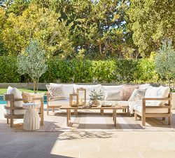 Serene Striped Outdoor Performance Rug