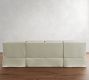 York Slope Arm Deep Seat Slipcovered Double Chaise Sectional (107")