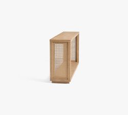 Marina Cane Console Table (60")
