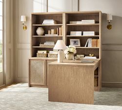 Marina Peninsula Desk with Storage (72")