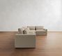 Westwood Square Arm Deep Seat 3-Piece Wedge Sleeper Sectional (132")