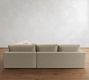 Westwood Square Arm Deep Seat 3-Piece Wedge Sleeper Sectional (132")
