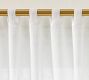 Willow Piped Border Sheer Curtain