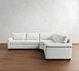 York Roll Arm 3-Piece L-Shaped Wedge Sleeper Sectional (119")