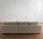 Westwood Square Arm Deep Seat 3-Piece L-Shaped Wedge Sleeper Sectional (132")