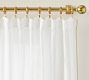 Willow Piped Border Sheer Curtain