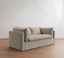Palmetto Slipcovered Sleeper Sofa (55"&ndash;79")