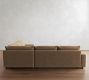 Sierra Leather 3-Piece L-Shaped Wedge Sleeper Sectional (139")