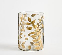 Open Box: Linden Botanical Hurricane Candle Holder, Large (11.25"H)