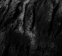 Faux Fur Ruched Pillow Cover
