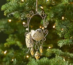 Jeweled Bird Ornament