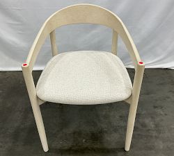 Open Box: Laguna Dining Chair - Performance Boucle Oatmeal, Sand Dune
