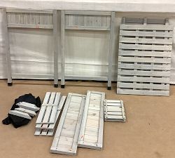 Open Box: Cedar 8-Pocket Herb Garden Bed, 31"L x 23"W x 31"H - Gray
