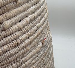 Open Box: Coil Double Hamper - Whitewash