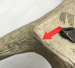 Open Box: Faux Antler Dimensional Wall Art