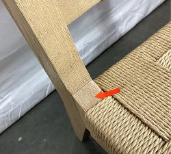 Open Box: Fenton Woven Dining Chair - Seadrift