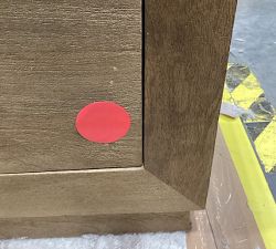 Open Box: Oakleigh 9-Drawer Dresser (71.5") - Heirloom Wheat, Modern Hardware